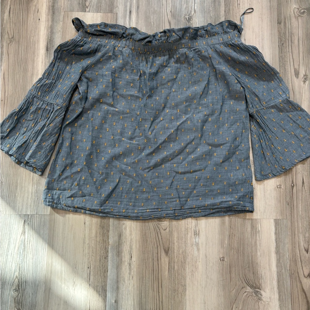 B Collection By Bobeau off the shoulder blouse size Small